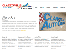 Tablet Screenshot of clarksvilleautocenter.com